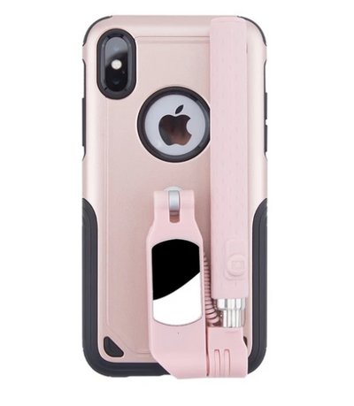 Funda Selfie Stick Compatible con Apple - Soporte Integral para iPhone - Image 6