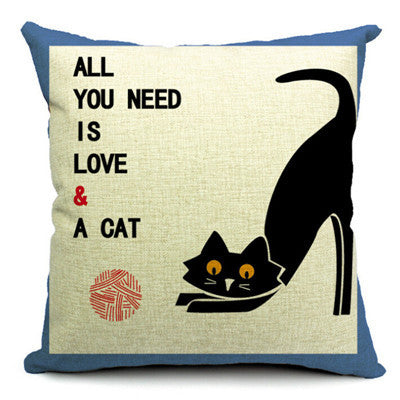 Almohada de Cintura en Algodón y Lino para Gatos - Image 20