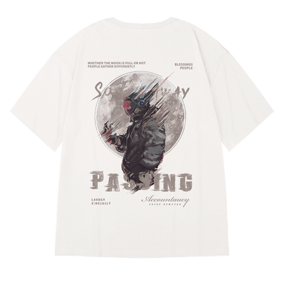 Camiseta Suelta de Gran Tamaño para Hombre - Estilo Personalidad - Image 5