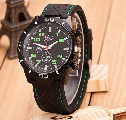 Reloj Deportivo para Hombre con Correa de Diseño Automovilístico - Image 7