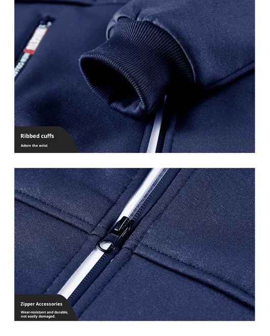 Abrigo de Invierno para Hombre con Lana de Cordero Engrosada - Image 13