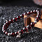 Pulsera de Granate Natural - Anillo Solitario