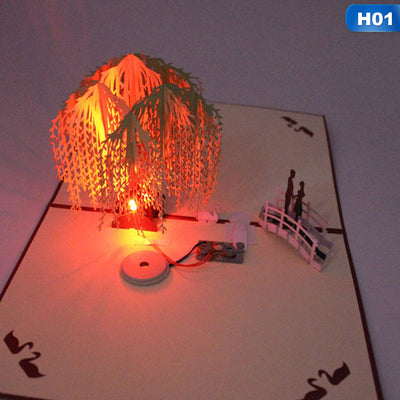 Tarjeta de Felicitación con Corte 3D en Papel - Image 10