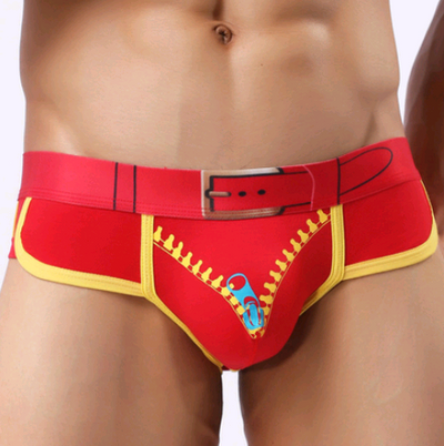 Calzoncillos Hombre Algodón con Estampa, Bolsa Convexa y Cierre - Image 5