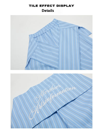 Pantalones Anchos a Rayas de Contraste Retro - Cómodos y Versátiles - Image 10