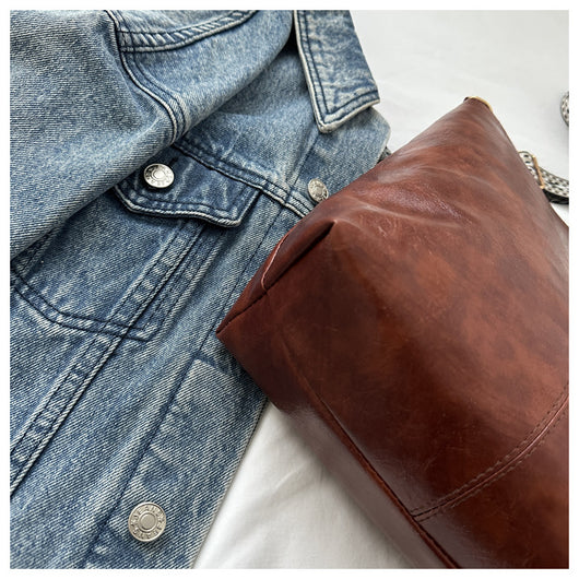 Bolso Bandolera Coreano con Correa Ancha para el Hombro - Image 14