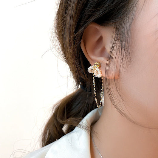 Aretes Largos Mariposa sin Perforación - Clip para Oreja Versátil y Elegante - Image 11