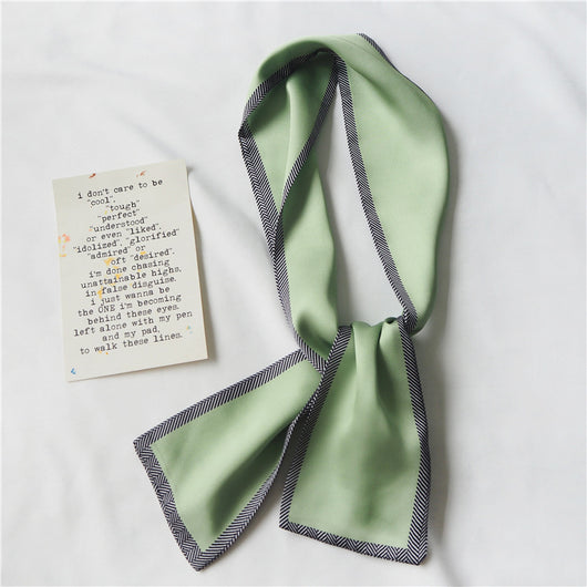 Pañuelo de Seda Satinada Doble - Elegancia Minimalista - Image 18