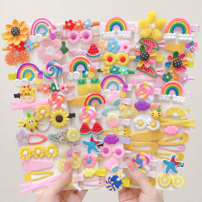 Clip de Cabello con Moño Floral para Niñas - Diseño Princesa Hada - Image 90