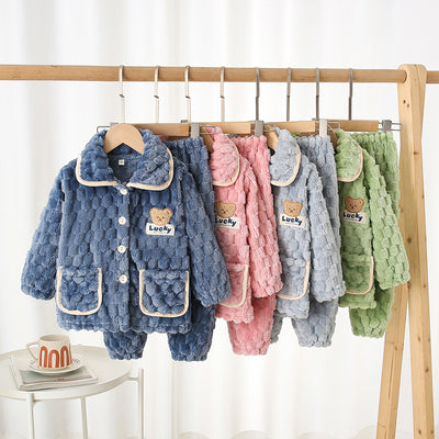 Pijamas Infantiles de Franela Otoño - Comodidad para Dormir - Image 11