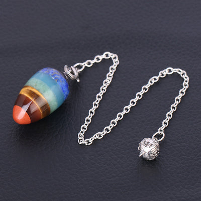 Péndulo de Lapislázuli con Chakras Equilibrados