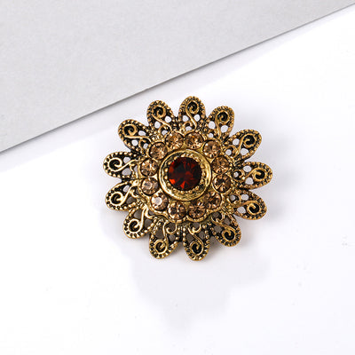 Broche de Aleación con Cristales de Fantasía Pequeño - Image 52