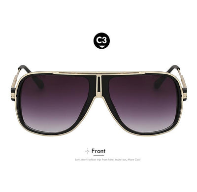 Gafas de Sol Cuadradas Doradas Premium para Hombre y Mujer - Image 11