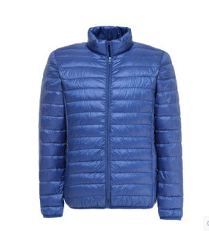 Chaqueta de plumas ligera con cuello ajustado