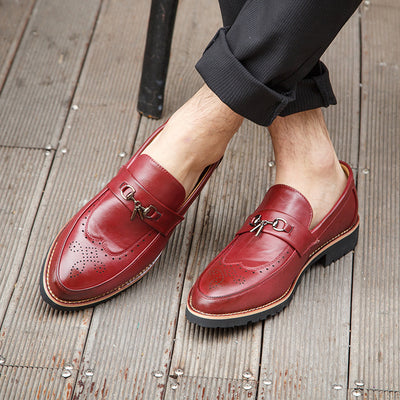 Zapatos de Cuero Británicos para Hombre - Suela Flexible Transpirable - Image 6