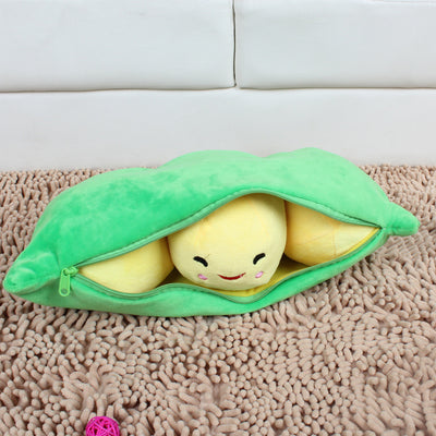Almohada Peluche Vaina de Guisantes Grande - Juguete Suave Creativo para Niñas - Image 5