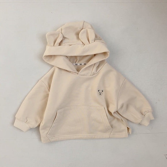 Sudadera con Capucha Oso Otoñal para Niños