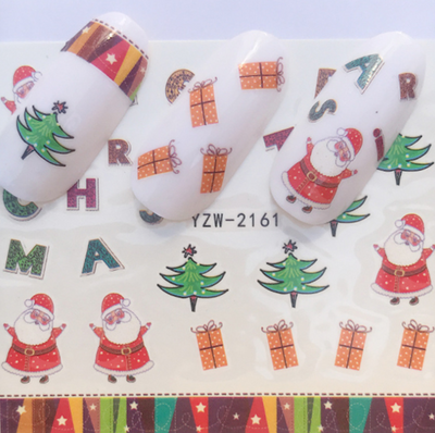 Calcomanías Navideñas para Uñas - Pegatinas de Transferencia Agua Full Cover - Image 12