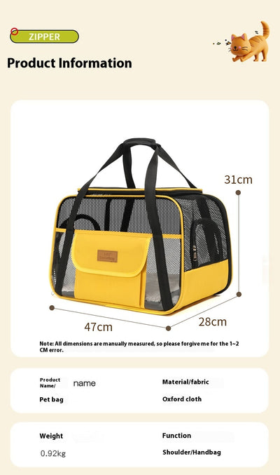 Bolsa Transportadora para Mascotas con Tela Oxford Respirable - Image 20