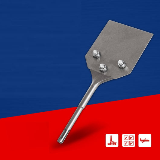 Raspador de Piso con Mango Redondo y Cuatro Puntas - Herramienta Profesional para Limpieza de Azulejos