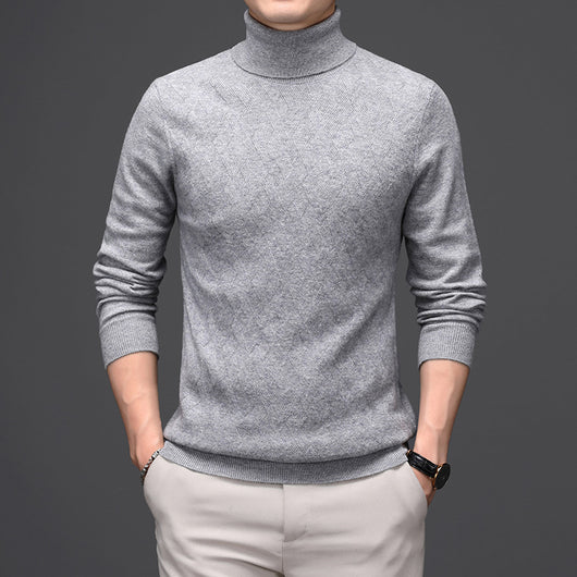 Suéter de Lana Gruesa para Hombre - Abrigo Perfecto para Otoño e Invierno - Image 7