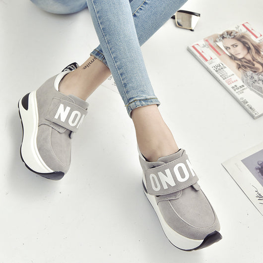 Zapatillas Deportivas Casuales Mujer con Plataforma Gruesa y Velcro - Image 7