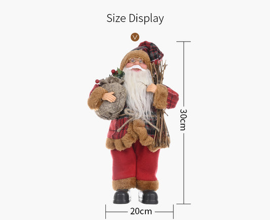 Figura Decorativa de Santa Claus de Pie - Image 2