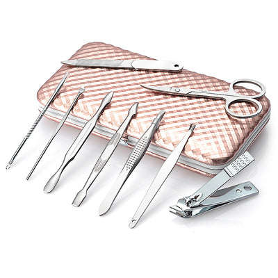 Set de 12 Herramientas de Manicura en Acero Inoxidable - Image 3