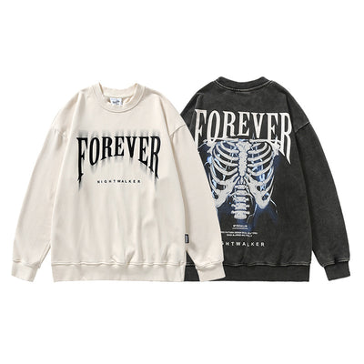 Sudadera Cuello Redondo Vintage Retro para Parejas - Estilo Otoño Unisex - Image 10