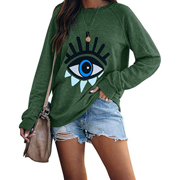 Blusa Estampada Otoño Halloween para Mujer - Diseño Viral Amazon