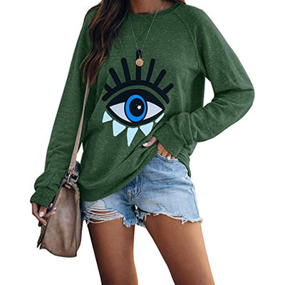 Blusa Estampada Otoño Halloween para Mujer - Diseño Viral Amazon