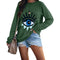 Blusa Estampada Otoño Halloween para Mujer - Diseño Viral Amazon