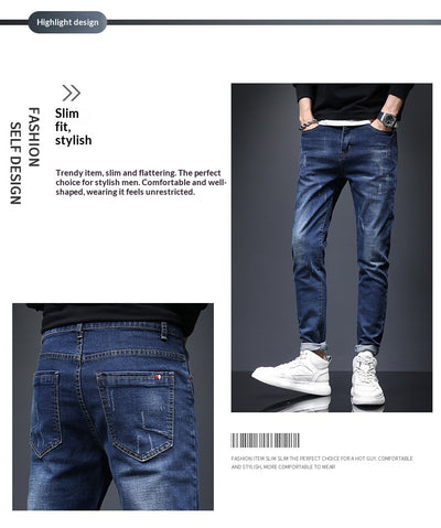Jeans Rotos para Hombre con Detalles Desgarrados - Image 9