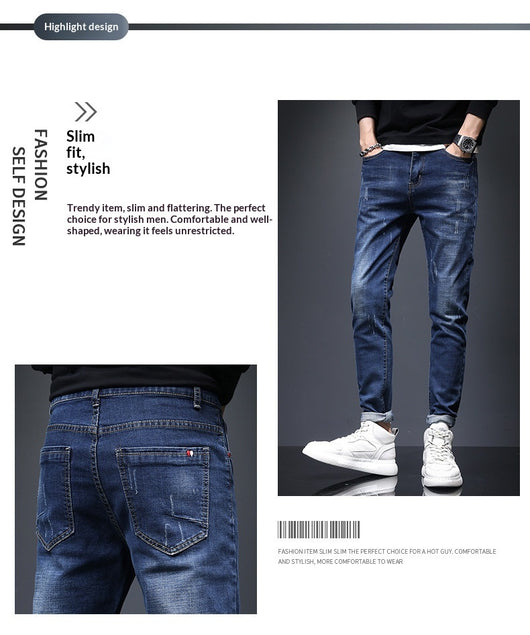 Jeans Rotos para Hombre con Detalles Desgarrados - Image 9