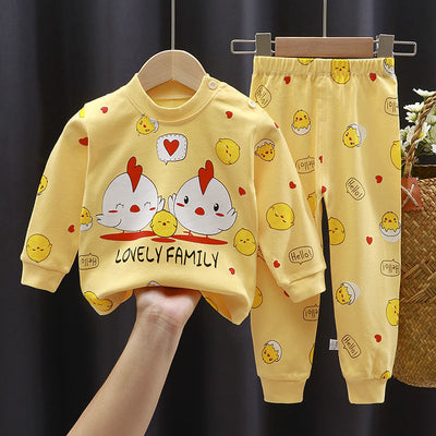 Conjunto de Ropa Interior Infantil Algodón Primavera Otoño - Image 21