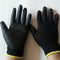Guantes Negros Recubiertos de Nylon con Palma PU