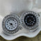 Reloj de Moda para Mujer con Anillo de Diamantes y Movimiento de Cuarzo