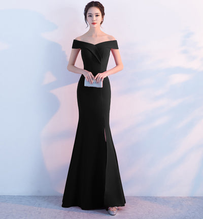 Vestido de Fiesta Elegante con Hombros Descubiertos y Falda Sirena - Image 22