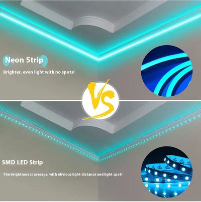 Tira de Luz Neon LED RGB Flexible con Control Remoto Impermeable - Image 3