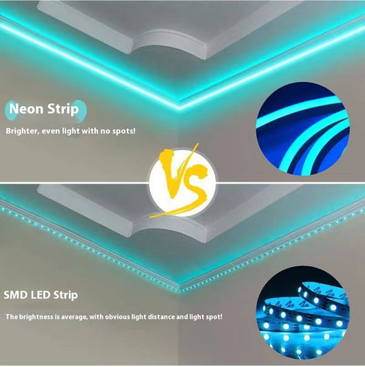 Tira de Luz Neon LED RGB Flexible con Control Remoto Impermeable - Image 3