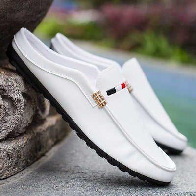 Mocasines Hombre Cuero Cerrados sin Talón - Comodidad Slip-On - Image 14