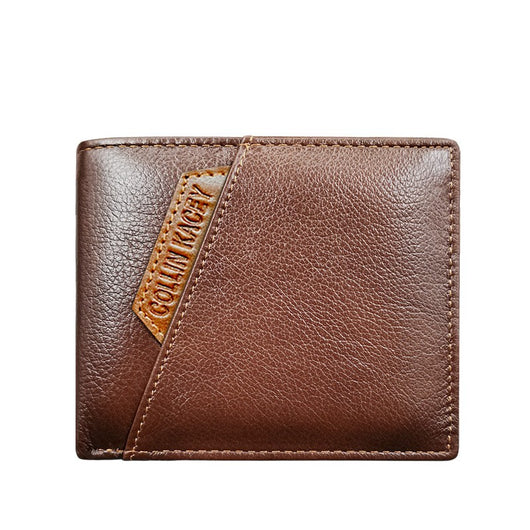 Cartera Corta de Cuero Genuino para Hombre - Image 5