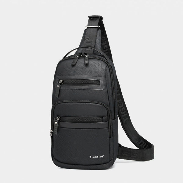 Bolsa de Pecho Impermeable para Hombre - Ligera, Elegante y Gran Capacidad