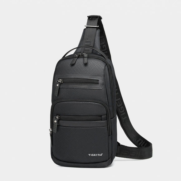 Bolsa de Pecho Impermeable para Hombre - Ligera, Elegante y Gran Capacidad