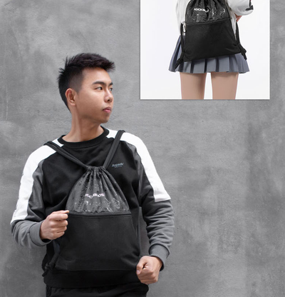 Mochila de Hombro con Cordón - Almacenamiento Versátil - Image 4
