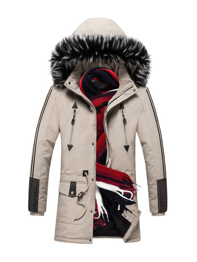 Chaqueta de Algodón con Capucha - Abrigo Cálido y Versátil