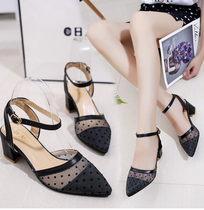 Sandalias Planas de Malla Punteada - Cómodas y Versátiles para Primavera y Verano - Image 5