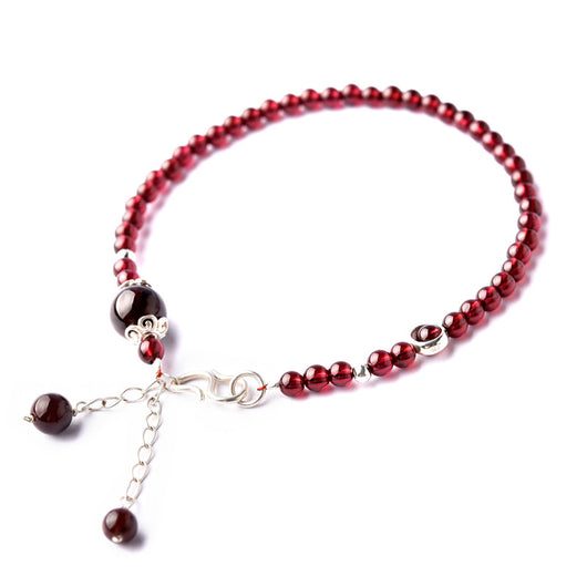 Pulsera Tobillera de Cristal Rojo Estilo Coreano para Chicas - Image 9