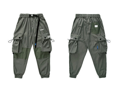 Pantalones Sueltos Hip-Hop con Bolsillos de Herramientas - Image 19