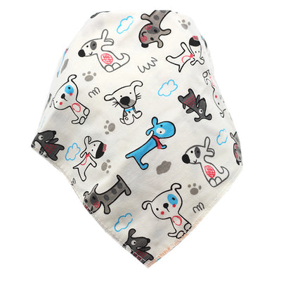 Baberos Impermeables Triangulares de Algodón con Diseños Infantiles - Image 9